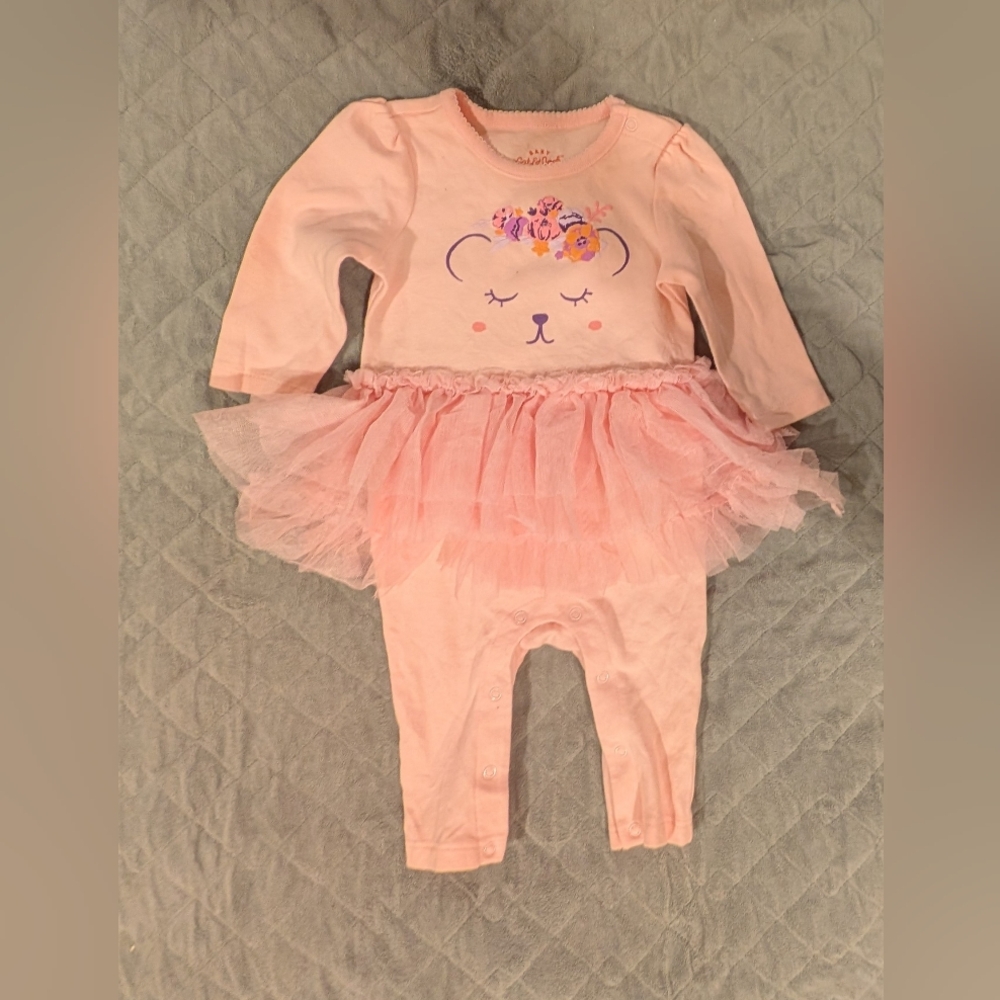 Cat & Jack 3-6M Baby Pink Romper